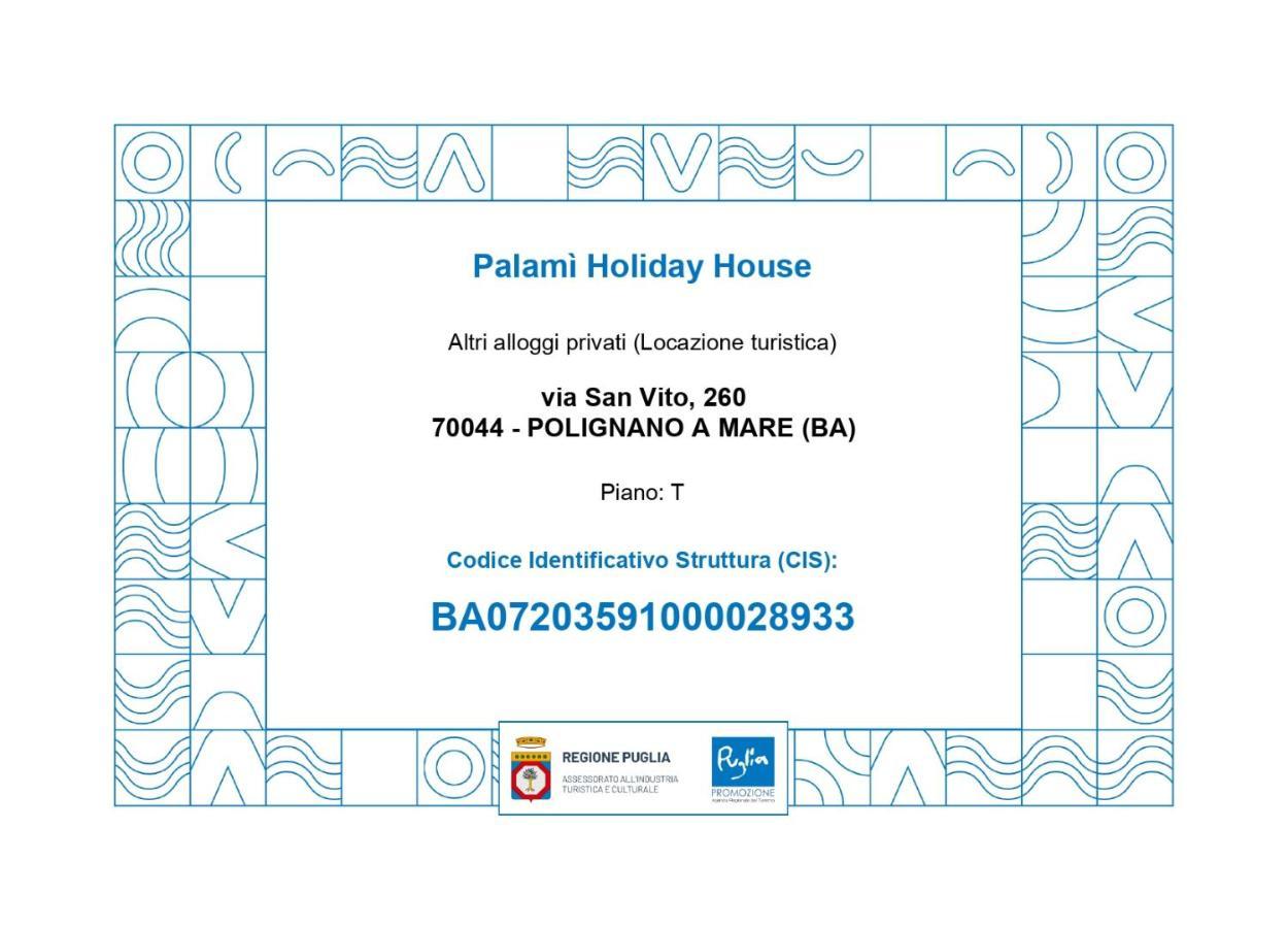 Palami - Polignano A Mare Holiday House 외부 사진